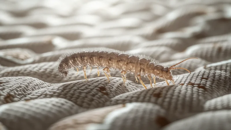 Larve d’anthrène dans le matelas : comment les détecter et les éradiquer